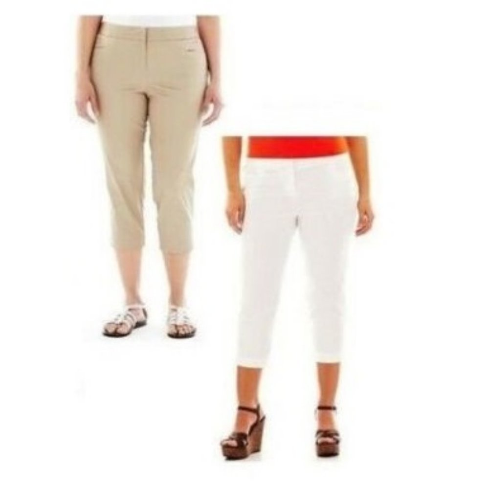 Women's Capri pants Worthington Slim Fit size 22W 24W NEW